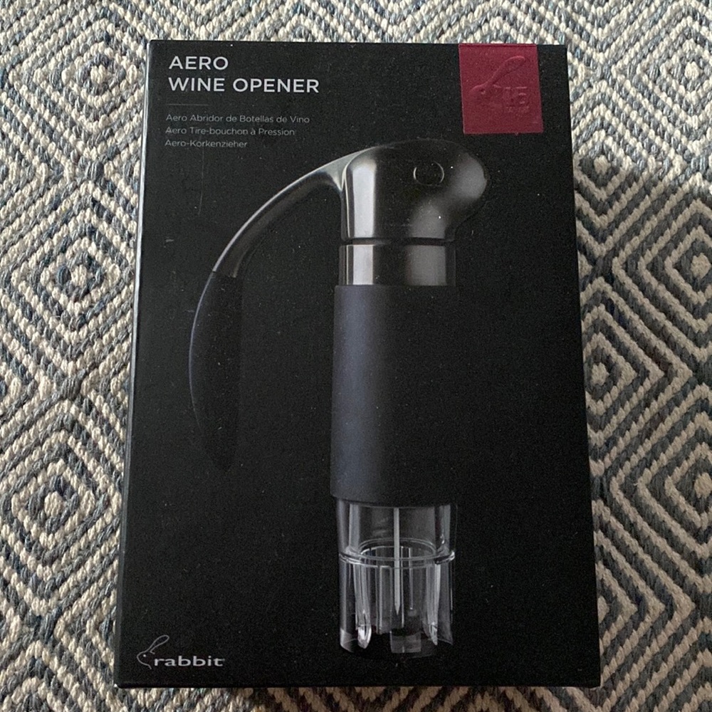 Rabbit Aero Wine Opener Brand New